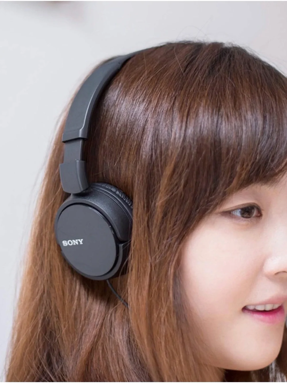 Sony Black On-Ear Wired Headphones with Cushioned Ear Pads